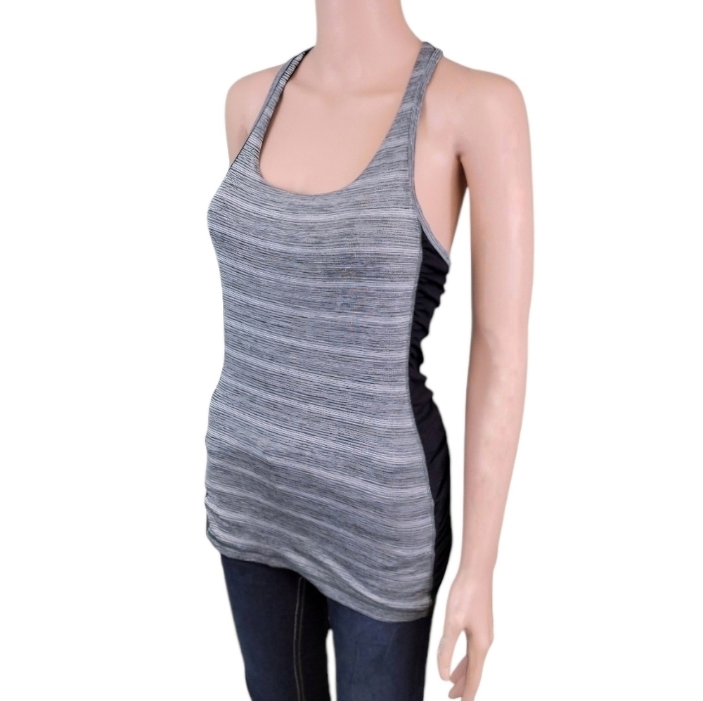 Victoria Secret Sexy Gray and Black Sport Workout Tank‎ Top Size S